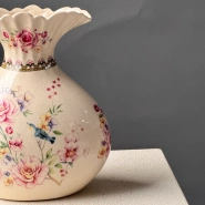 Винтажная ваза для цветов Фарфор 02 2