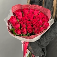 Красные розы Кения 25 1