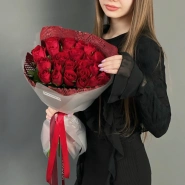 Красные розы Кения 25 2