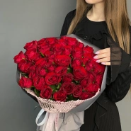 Розы красные Кения 51 0