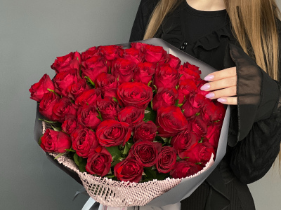 Розы красные Кения 51