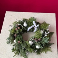 Композиция 2в1: венок или украшение стола🎄 4