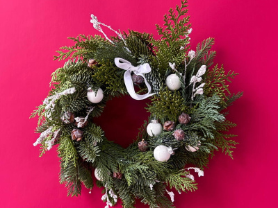 Композиция 2в1: венок или украшение стола🎄