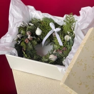 Композиция 2в1: венок или украшение стола🎄 3