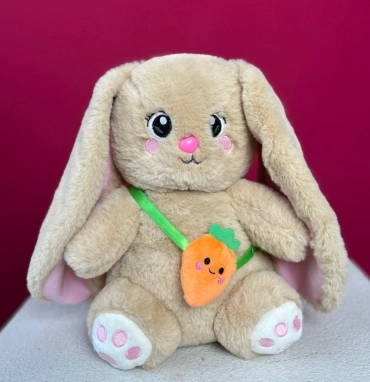 Игрушка зайка с морковкой