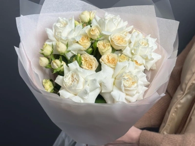 Букет «Нежный» с розами