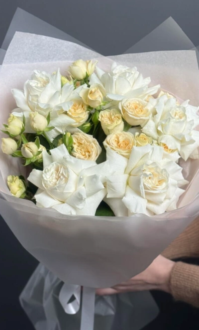 Букет «Нежный» с розами