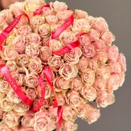 101 Нежная роза Pink Mondial 3