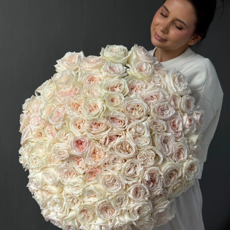 101 одноголовая роза White O Hara