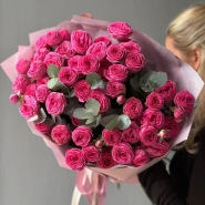 WOW букет - Кустовые розы Giselle 3