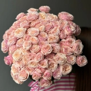 Монобукет с кустовыми розами Tendresse 0