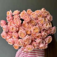 Кустовые розы Джульетта в монобукете 0