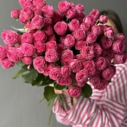 Кустовые розы Джезель в монобукете 0