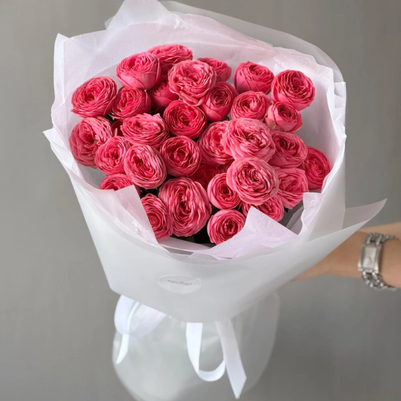 Моно из кустовых роз 7