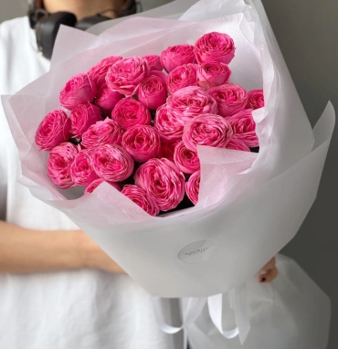 Моно из кустовых роз 7