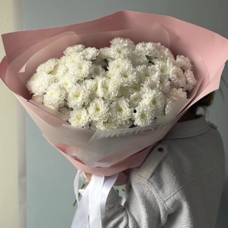 Монобукет хризантем кустовых 11 🤍