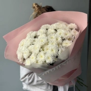 Монобукет хризантем кустовых 11 🤍 0