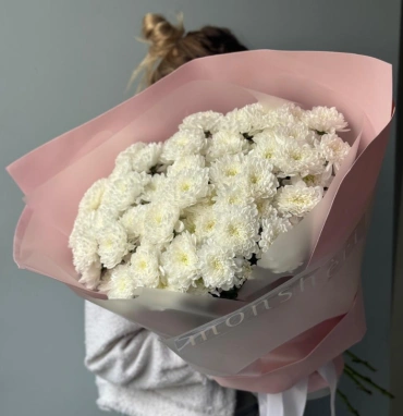 Монобукет хризантем кустовых 11 🤍