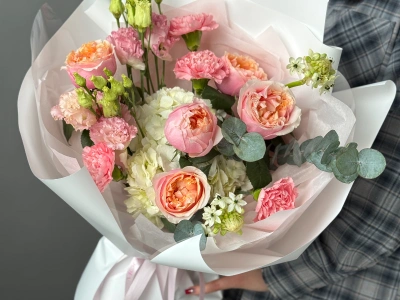 Авторская флористика «Персик» | необычный букет