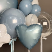 Сет шаров на выписку 💙 2