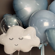 Сет шаров на выписку 💙 1