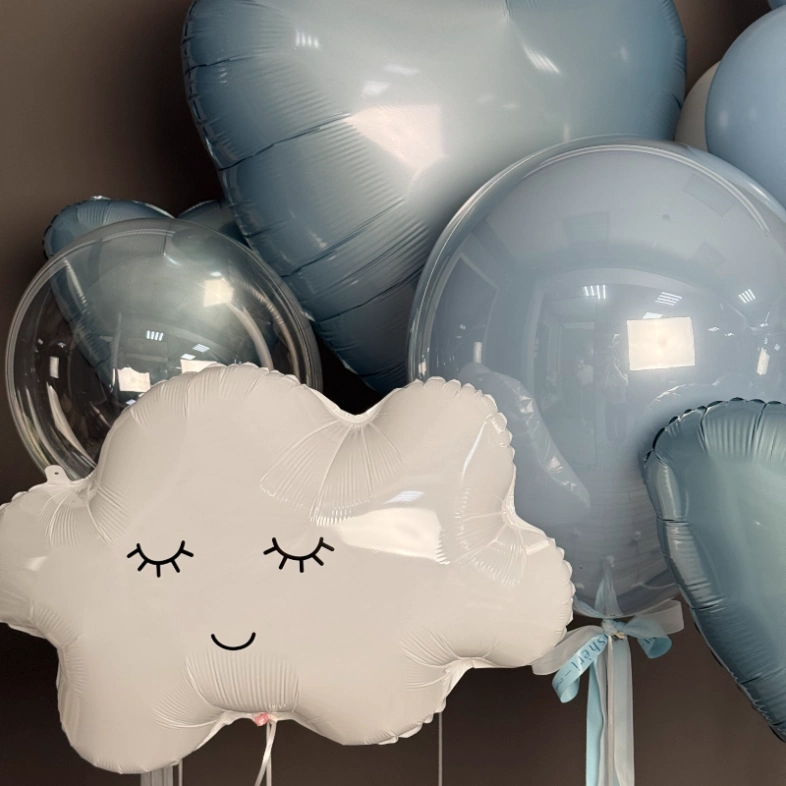 Сет шаров на выписку 💙