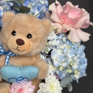 Композиция с плюшевым мишкой 🧸 4