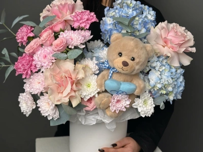 Композиция с плюшевым мишкой 🧸