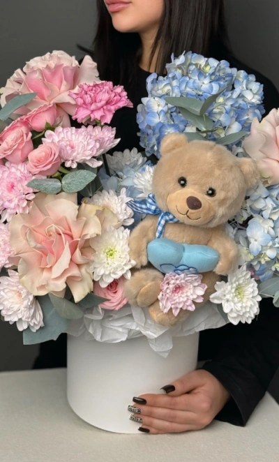 Композиция с плюшевым мишкой 🧸