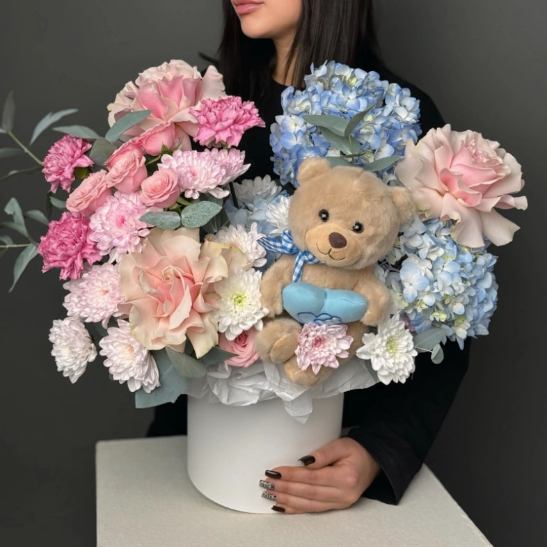 Композиция с плюшевым мишкой 🧸