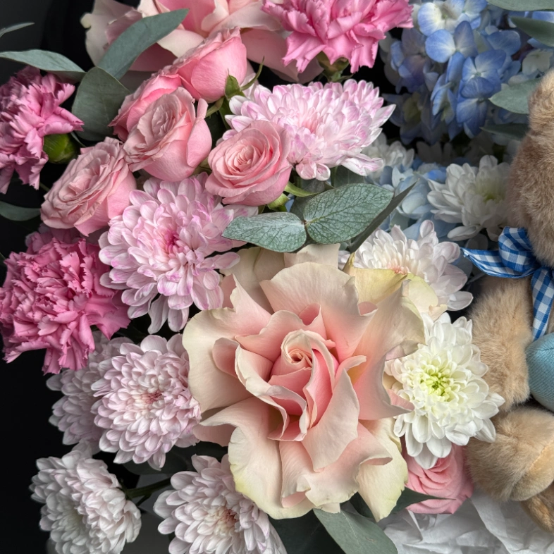 Композиция с плюшевым мишкой 🧸