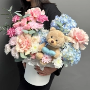 Композиция с плюшевым мишкой 🧸 1