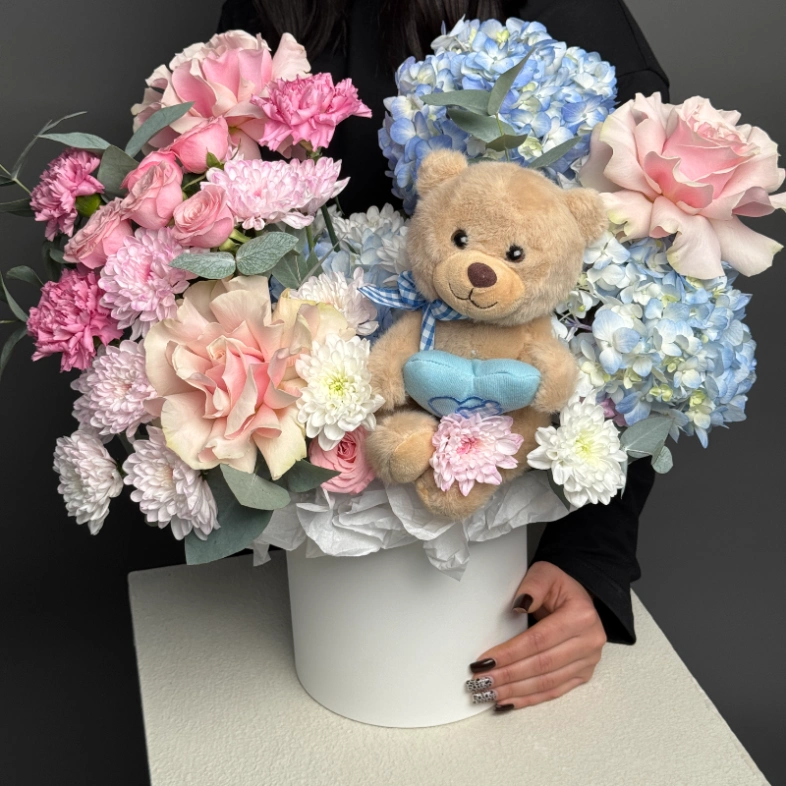 Композиция с плюшевым мишкой 🧸