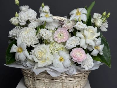 Дыхание весны в плетёной корзине