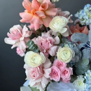 Композиция в коробке с мишкой  3