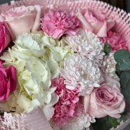 Сборный букет &laquo;Розовое очарование&raquo; с гортензией и розами 3