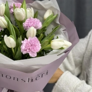 Тюльпаны и диантусы 3