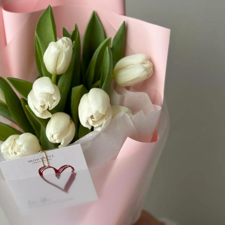 Букет из 7 тюльпанов