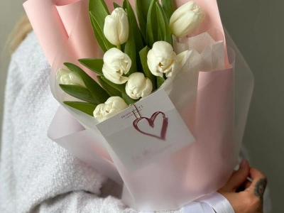 Букет из 7 тюльпанов