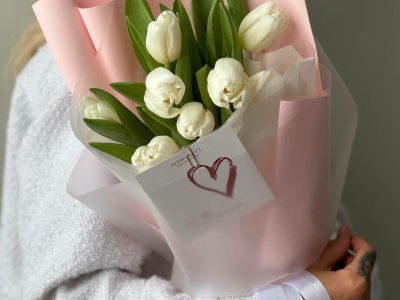 Букет из 7 тюльпанов