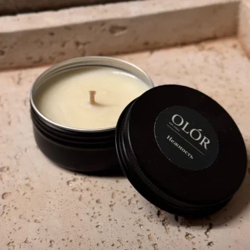 Ароматическая свеча ручной работы «Нежность» 50 мл