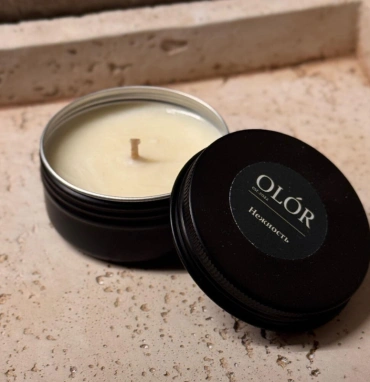 Ароматическая свеча ручной работы «Нежность» 50 мл