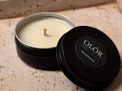 Ароматическая свеча ручной работы «Нежность» 50 мл