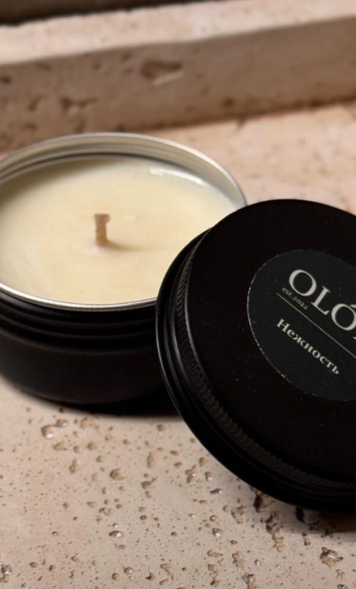 Ароматическая свеча ручной работы «Нежность» 50 мл