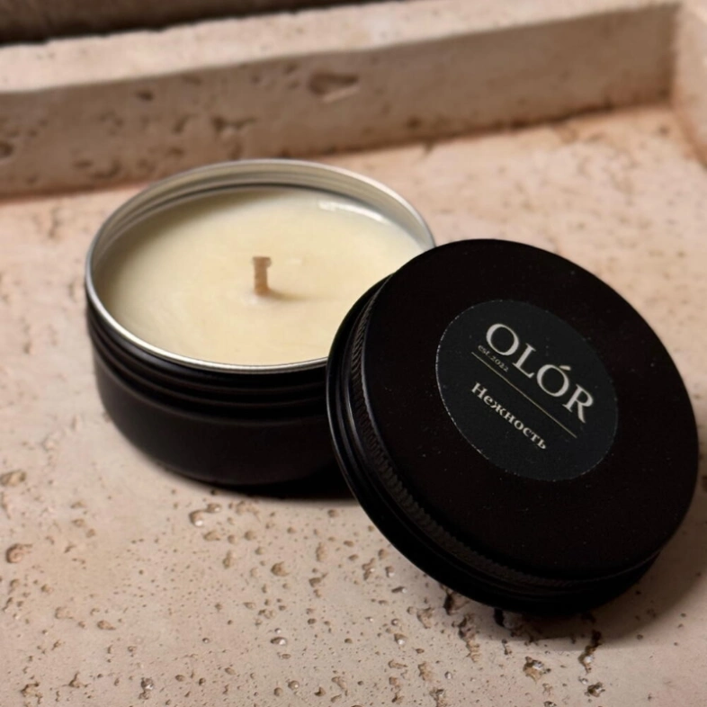 Ароматическая свеча ручной работы &laquo;Нежность&raquo; 50 мл