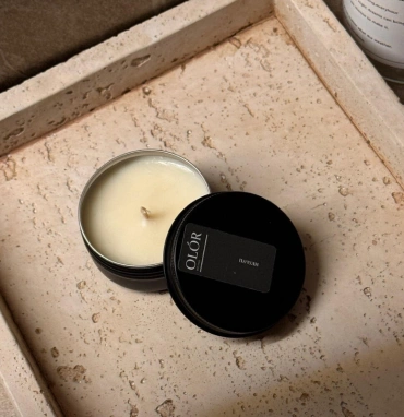 Ароматическая свеча ручной работы «Пачули» 50 мл