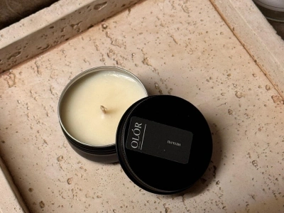 Ароматическая свеча ручной работы «Пачули» 50 мл