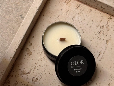 Ароматическая свеча ручной работы «Summer kiss» 50 мл