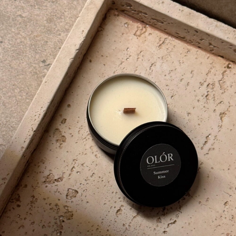 Ароматическая свеча ручной работы &laquo;Summer kiss&raquo; 50 мл
