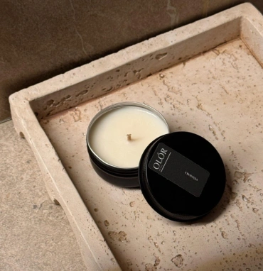 Ароматическая свеча ручной работы «Свобода» 50 мл